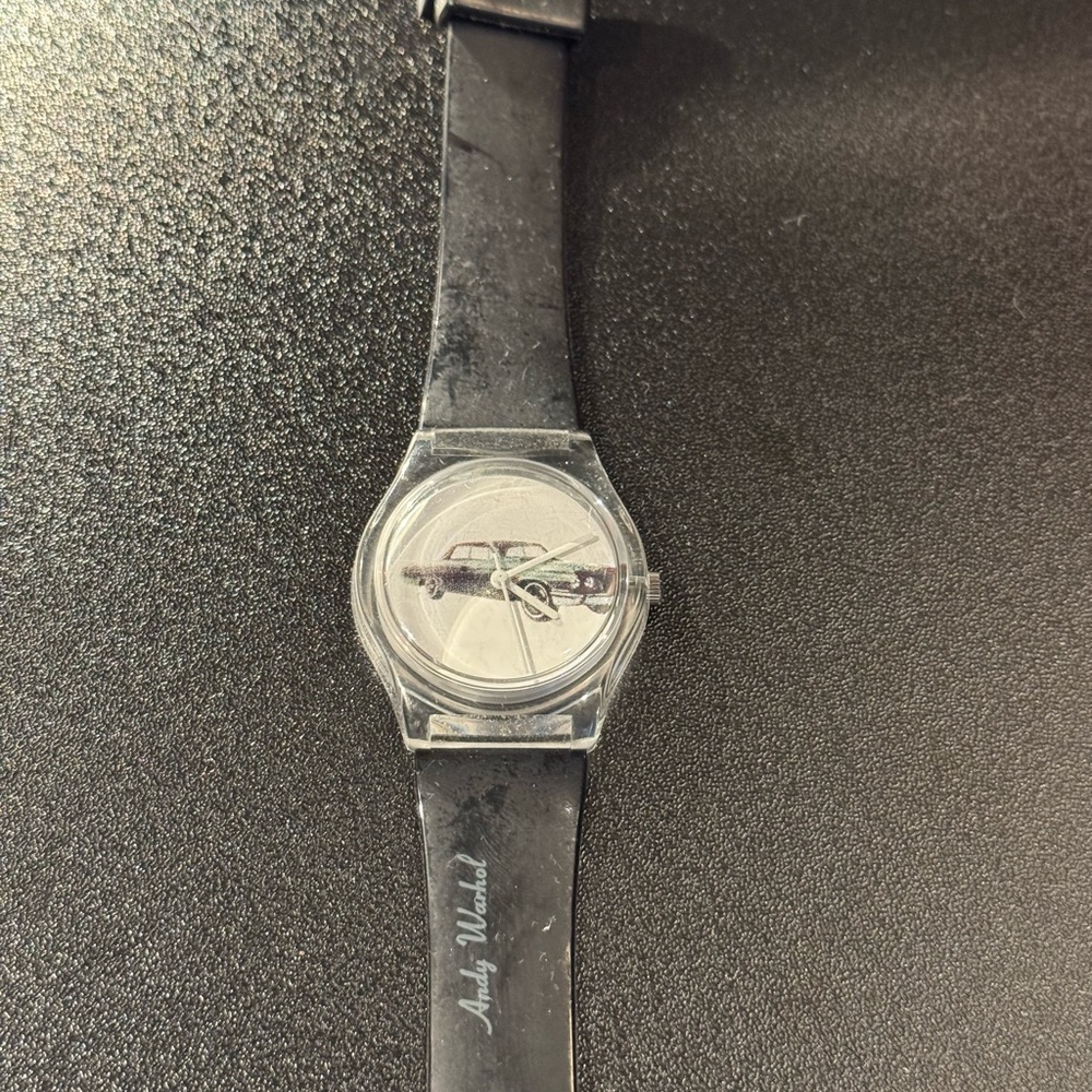 Andy Warhol watch, need battery, signs of wear